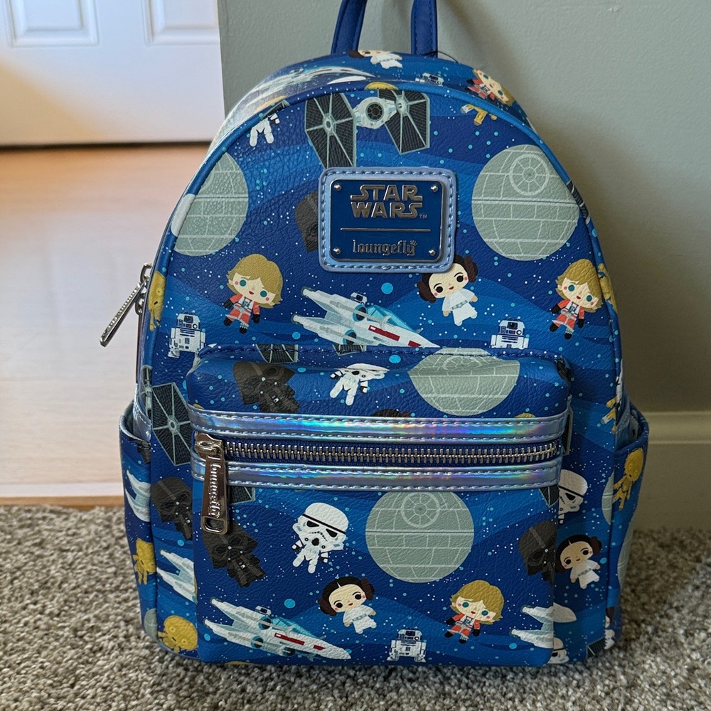 Loungefly Star Wars Chibi Backpack NWT